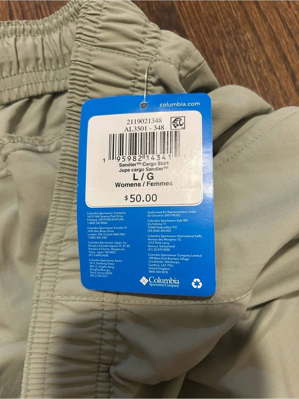 Columbia new tags